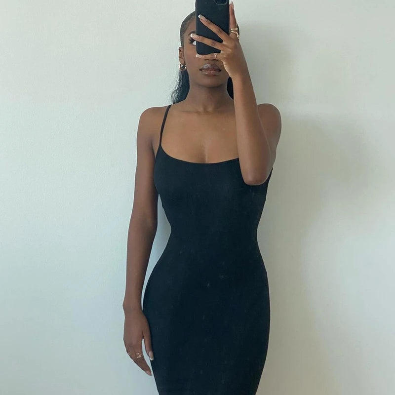Backless Bodycon Maxi Dress